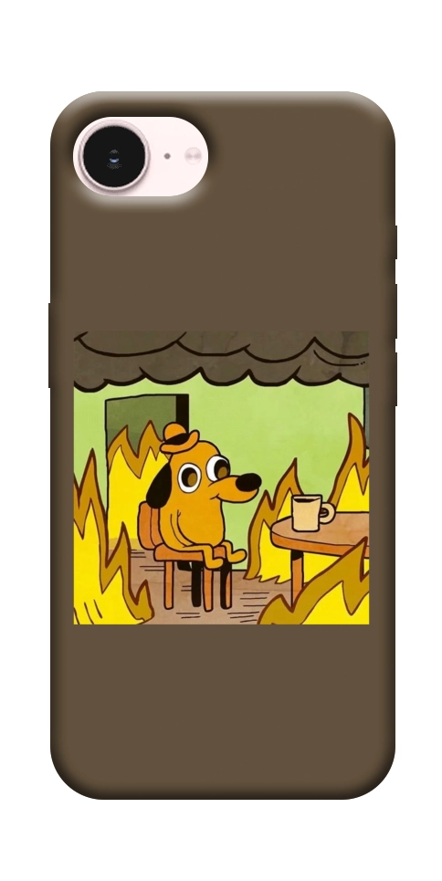 Чехол Dog in the fire для iPhone 17e