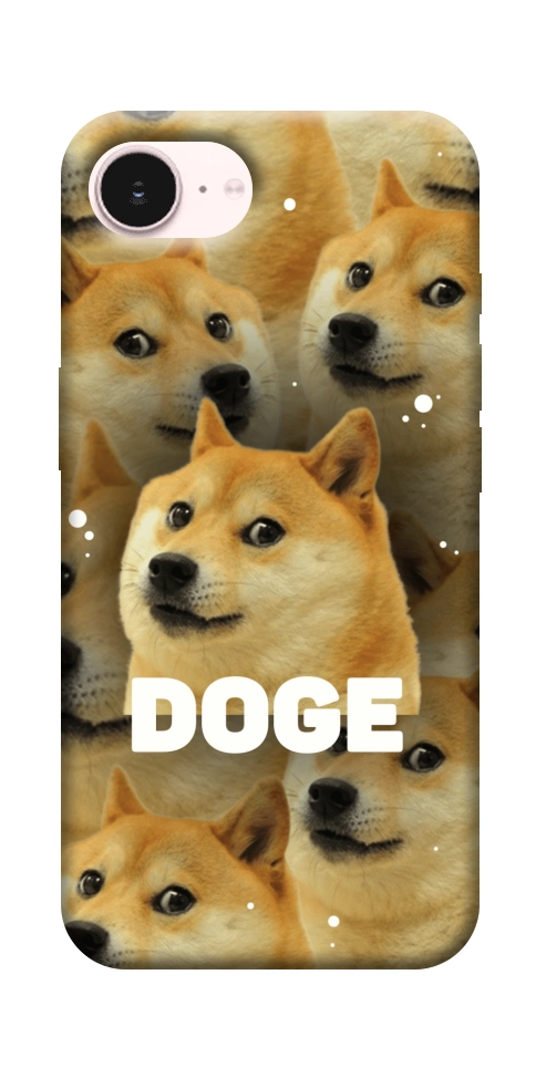 Чехол Doge pattern для iPhone 17e