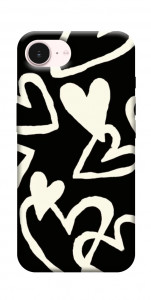 Чехол Black and white hearts для iPhone 17e