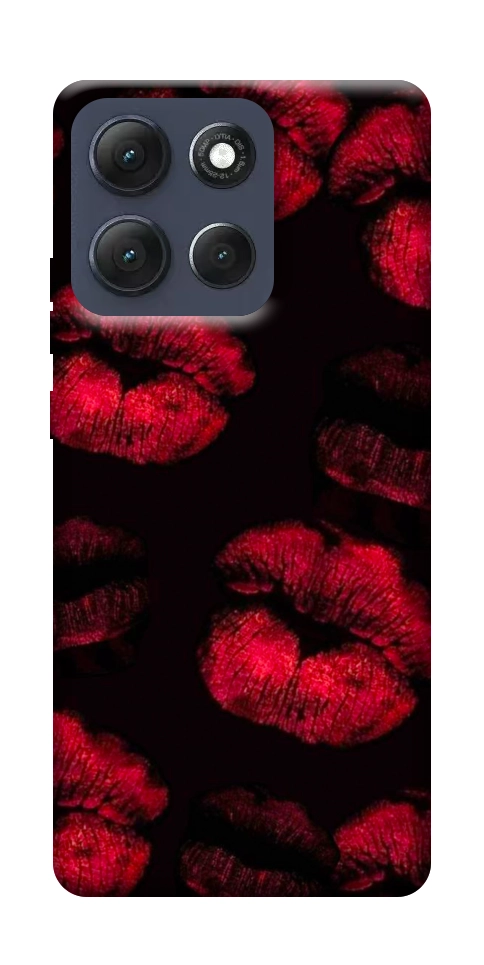 Чехол Kisses on black для Motorola Moto G86 5G