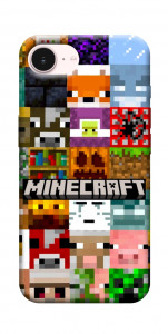 Чехол Minecraft collage для iPhone 17e