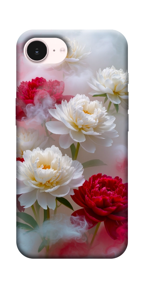 Чехол Red and white smoke для iPhone 17e