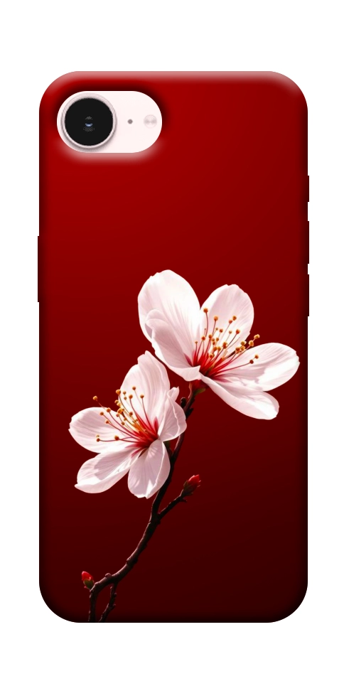 Чехол Sakura red для iPhone 17e