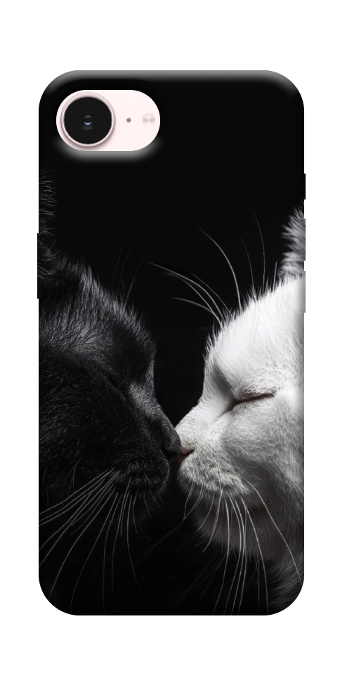 Чехол Black and white cats для iPhone 17e