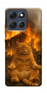 Чехол Burning cat для Motorola Moto G86 5G