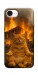 Чехол Burning cat для iPhone 17e