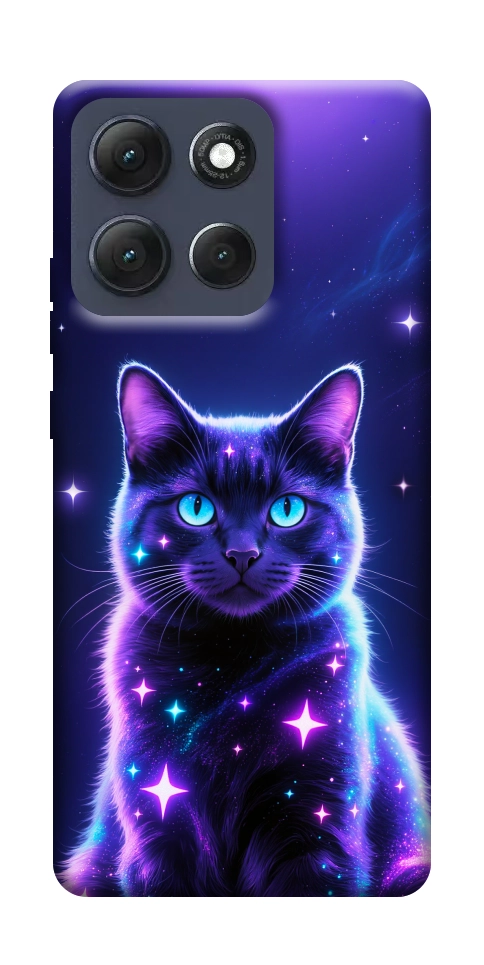 Чехол Galaxy purple cat для Motorola Moto G86 5G