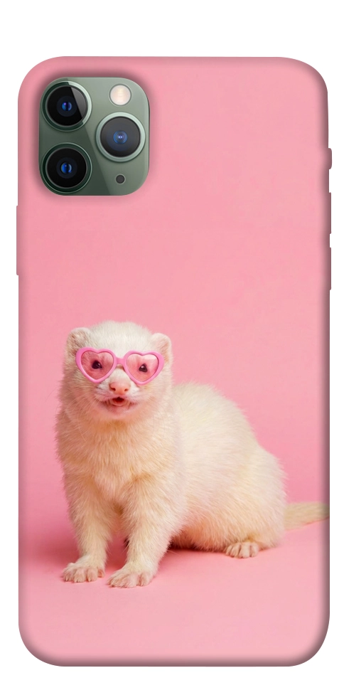 Чехол Белый хорёк для iPhone 11 Pro