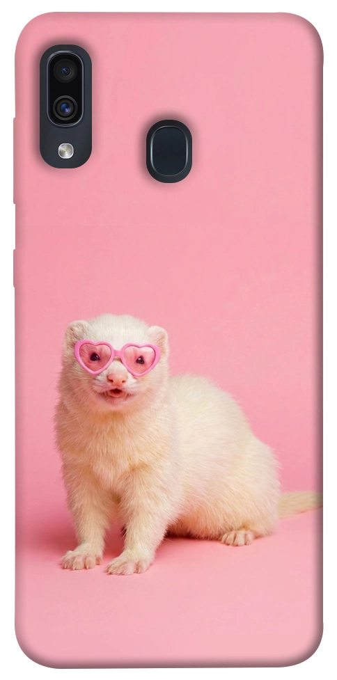 Чехол Белый хорёк для Galaxy A30 (2019)