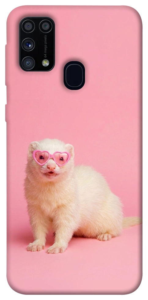 Чехол Белый хорёк для Galaxy M31 (2020)