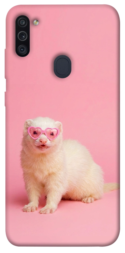 Чехол Белый хорёк для Galaxy M11 (2020)