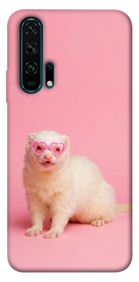 Чехол Белый хорёк для Huawei Honor 20 Pro