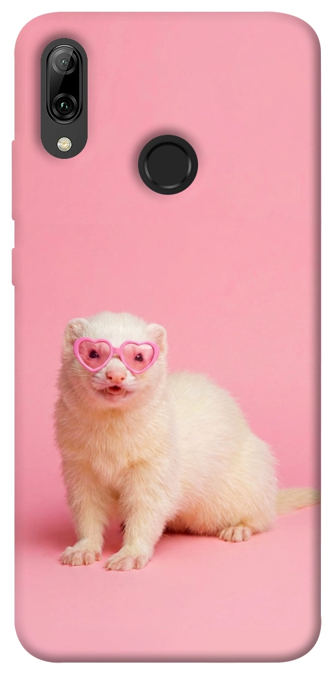 Чехол Белый хорёк для Huawei P Smart (2019)
