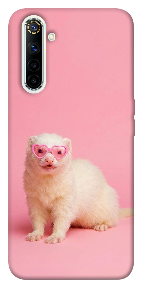 Чохол Білий тхір для Realme 6