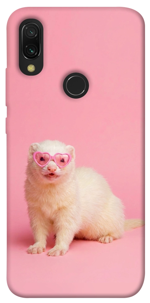 Чехол Белый хорёк для Xiaomi Redmi 7