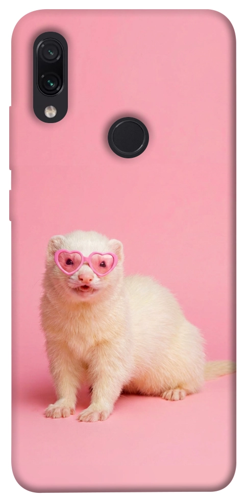 Чехол Белый хорёк для Xiaomi Redmi Note 7