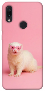 Чехол Белый хорёк для Xiaomi Redmi Note 7