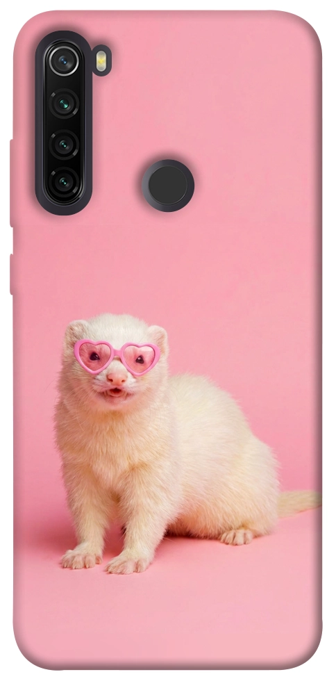 Чехол Белый хорёк для Xiaomi Redmi Note 8T