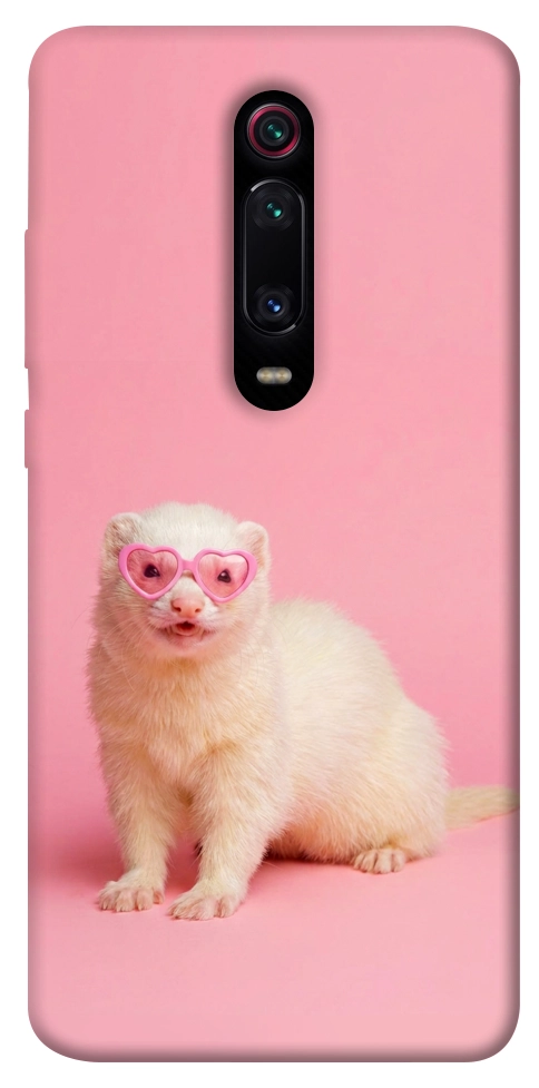 Чехол Белый хорёк для Xiaomi Mi 9T