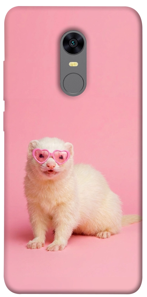 Чехол Белый хорёк для Xiaomi Redmi Note 5 (Single Camera)