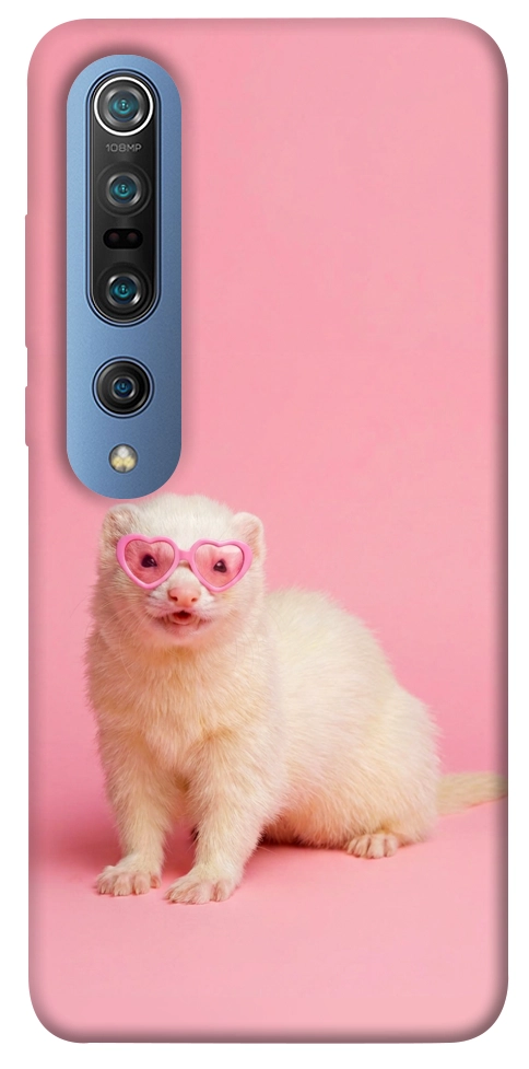 Чехол Белый хорёк для Xiaomi Mi 10