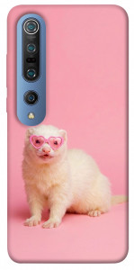 Чехол Белый хорёк для Xiaomi Mi 10