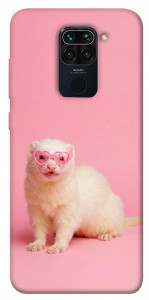 Чехол Белый хорёк для Xiaomi Redmi Note 9