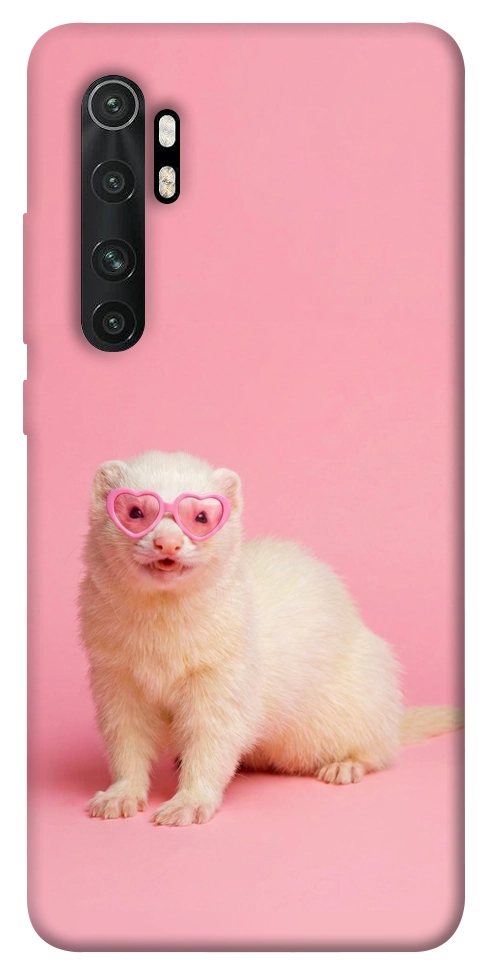 Чохол Білий тхір для Xiaomi Mi Note 10 Lite