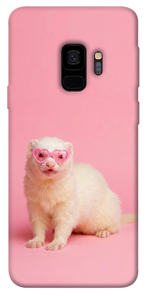 Чехол Белый хорёк для Galaxy S9