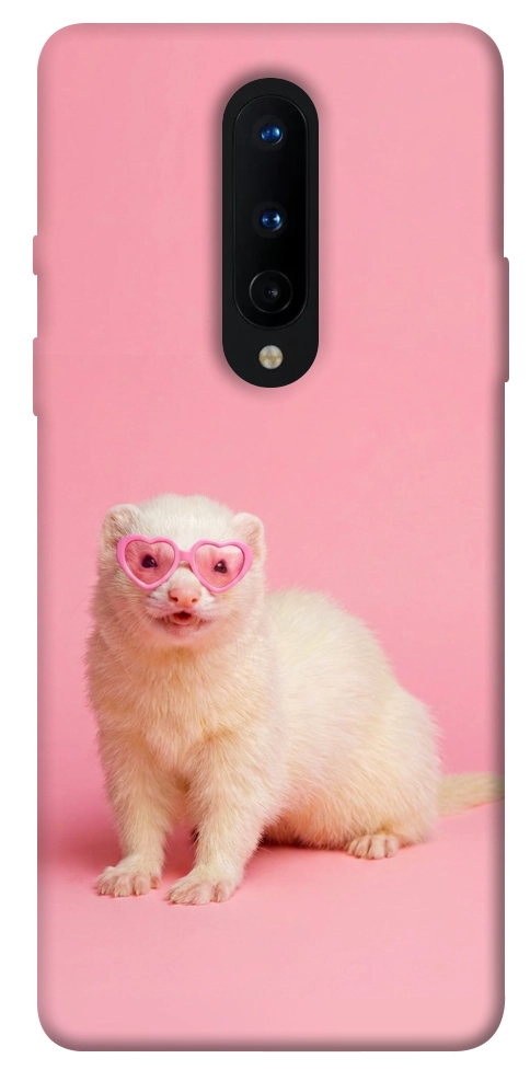 Чохол Білий тхір для OnePlus 8