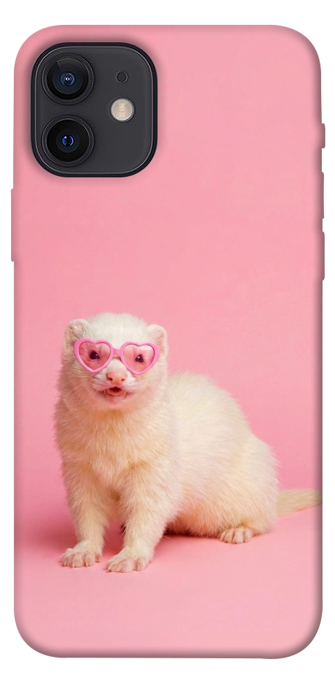 Чехол Белый хорёк для iPhone 12