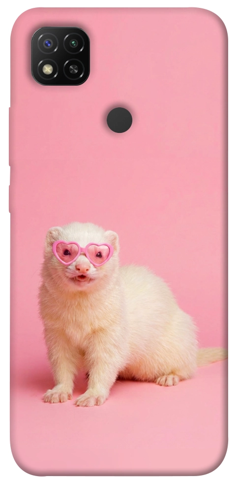 Чехол Белый хорёк для Xiaomi Redmi 9C