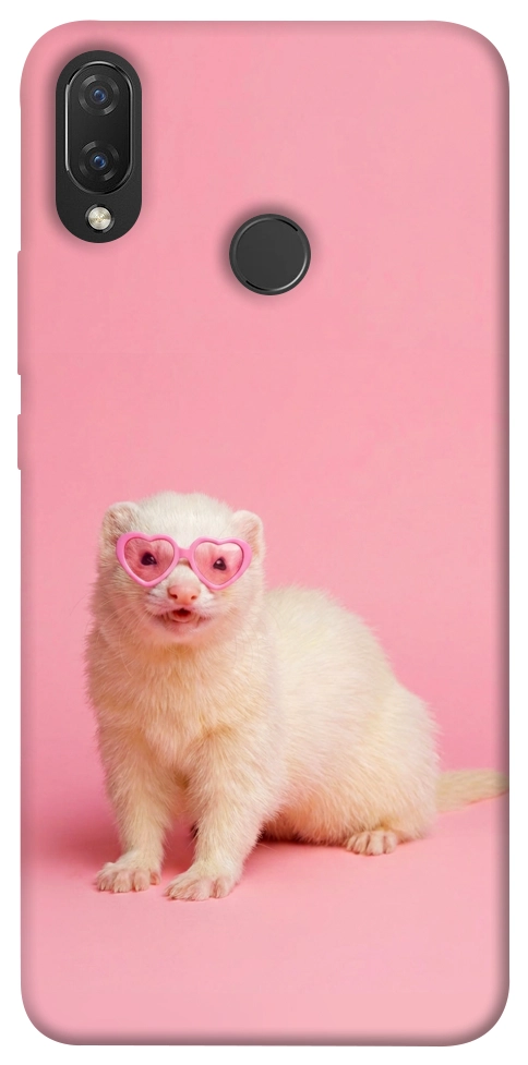Чехол Белый хорёк для Huawei Nova 3i