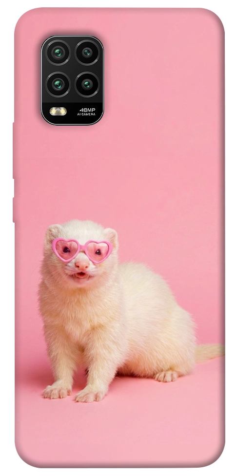 Чехол Белый хорёк для Xiaomi Mi 10 Lite