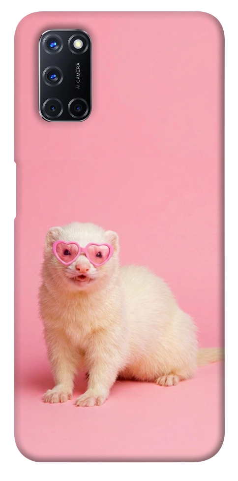 Чехол Белый хорёк для Oppo A92