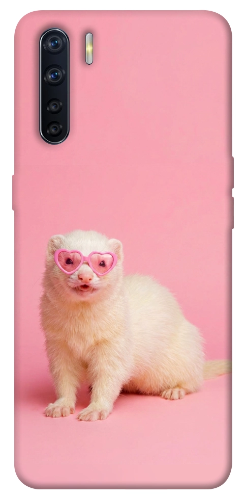 Чехол Белый хорёк для Oppo A91