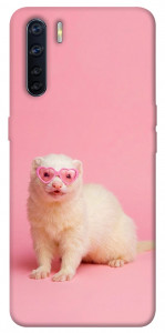 Чехол Белый хорёк для Oppo A91