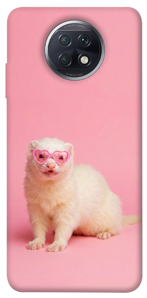 Чехол Белый хорёк для Xiaomi Redmi Note 9T
