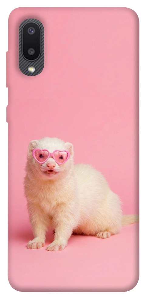Чехол Белый хорёк для Galaxy A02