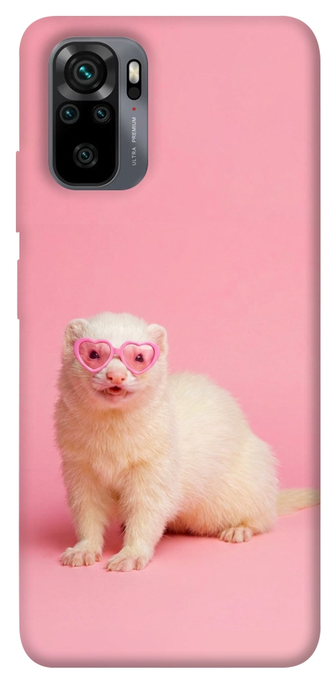 Чохол Білий тхір для Xiaomi Redmi Note 10