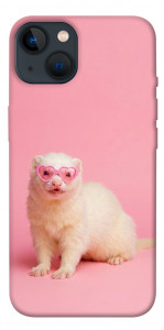 Чехол Белый хорёк для iPhone 13