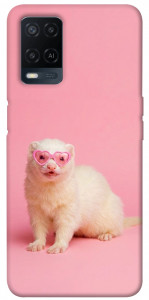 Чохол Білий тхір для Oppo A54 4G