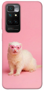 Чехол Белый хорёк для Xiaomi Redmi 10