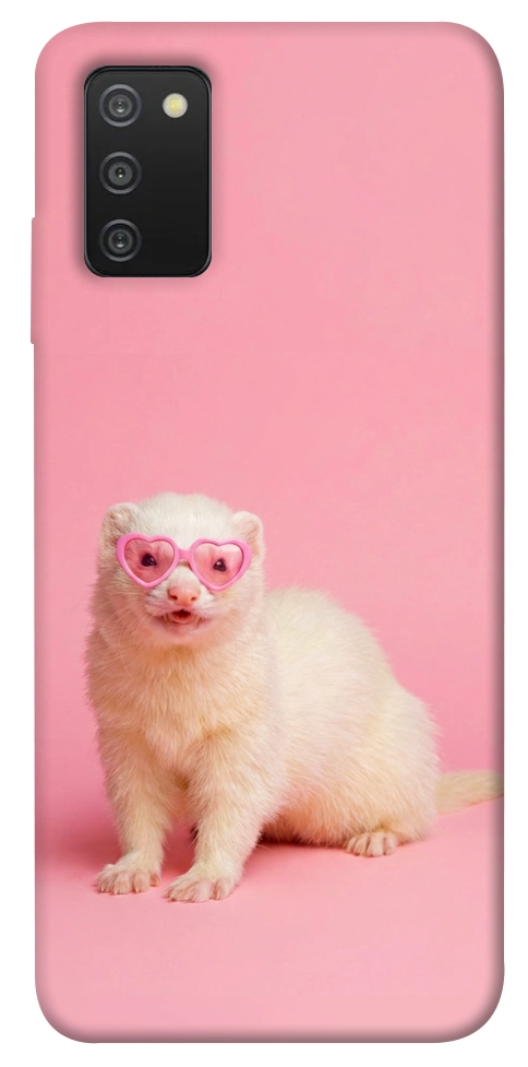 Чехол Белый хорёк для Galaxy A03s