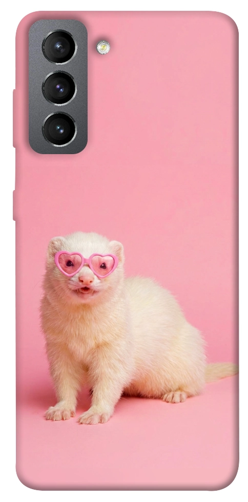 Чехол Белый хорёк для Galaxy S21 FE