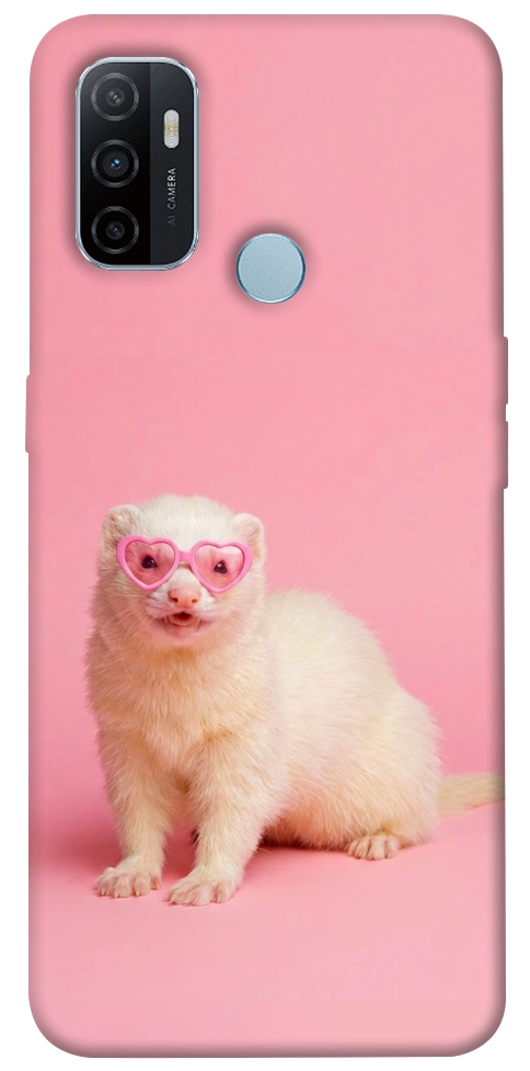 Чехол Белый хорёк для Oppo A32