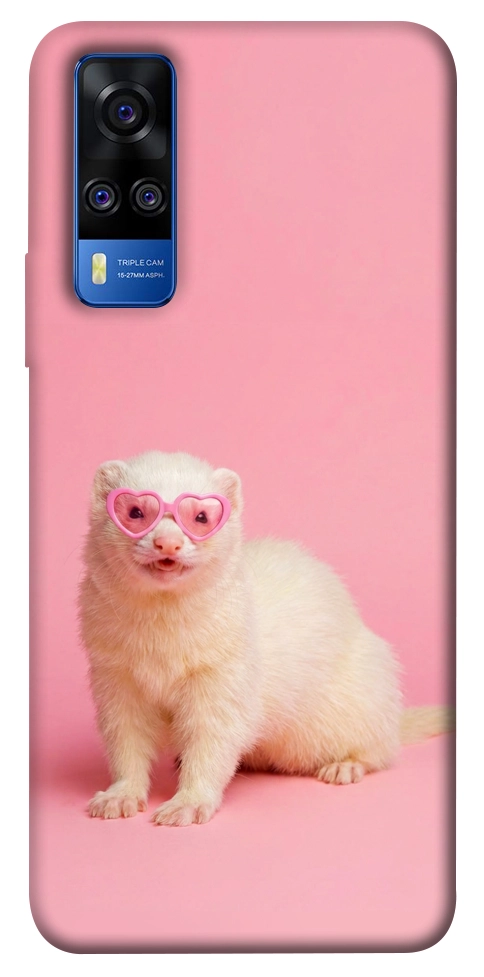 Чехол Белый хорёк для Vivo Y51a