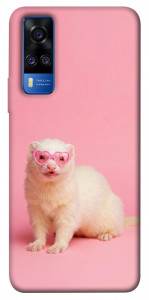 Чохол Білий тхір для Vivo Y51a