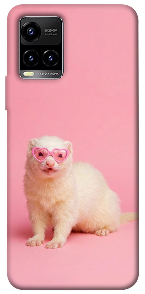 Чехол Белый хорёк для Vivo Y21