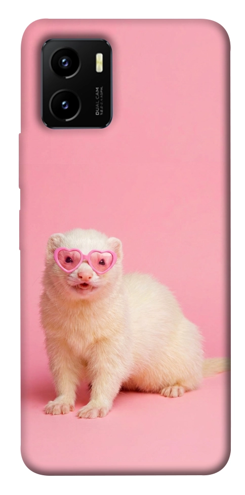 Чехол Белый хорёк для Vivo Y15s